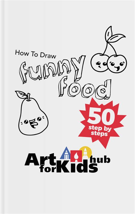 How To Draw Funny Food Art For Kids Hub