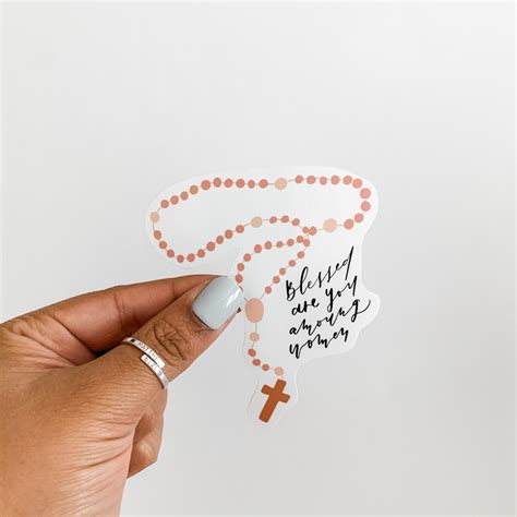 Christian Lettering Stickers Catholic Stickers Marian Etsy