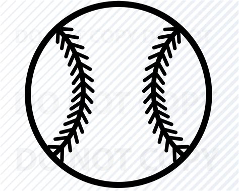 Baseball Clipart Dxf Png Baseball Files for Cricut Eps Baseball Cut