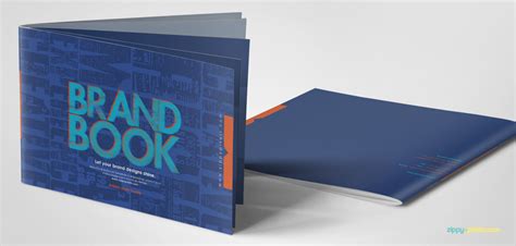 Download Free Brand Book Template - Cool Blue on Behance