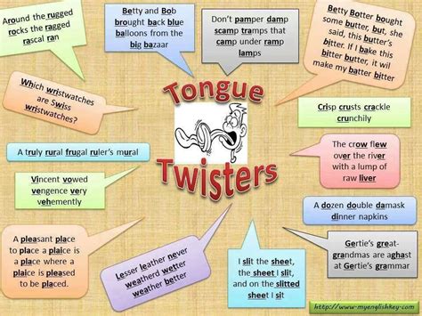 Tongue Twisters For Kids Tongue Twisters For Kids Below Youll Find