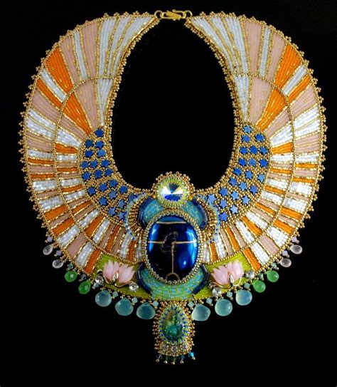 Egyptian Collar Egyptian Scarab Egyptian Goddess Egyptian Art Long