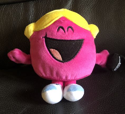 Mr Men Little Miss Chatterbox 6” Soft Toy Plush Beanie Fisher Price