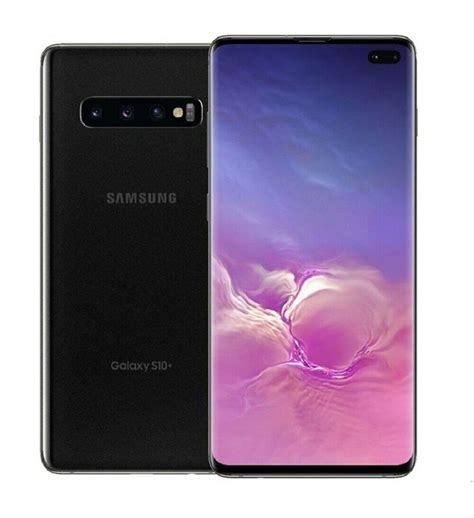 Samsung Galaxy S10 Plus Sm G975u 128gb Black S10 Gsm T Mobile Atandt Memory Size 4gb Screen