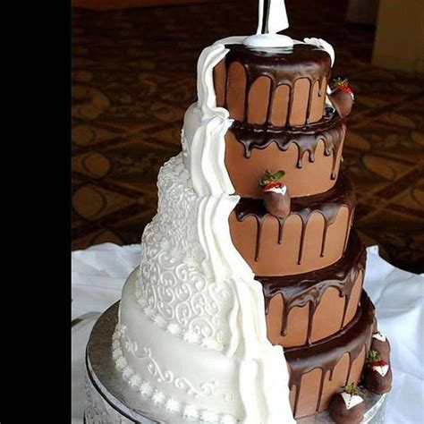 —taste of home test kitchen Unique Chocolate Wedding Cake Is Something Special For ...