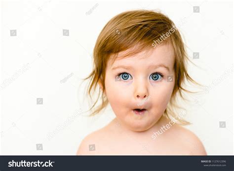 Surprised Baby Isolated Stock Photo 1127612396 Shutterstock
