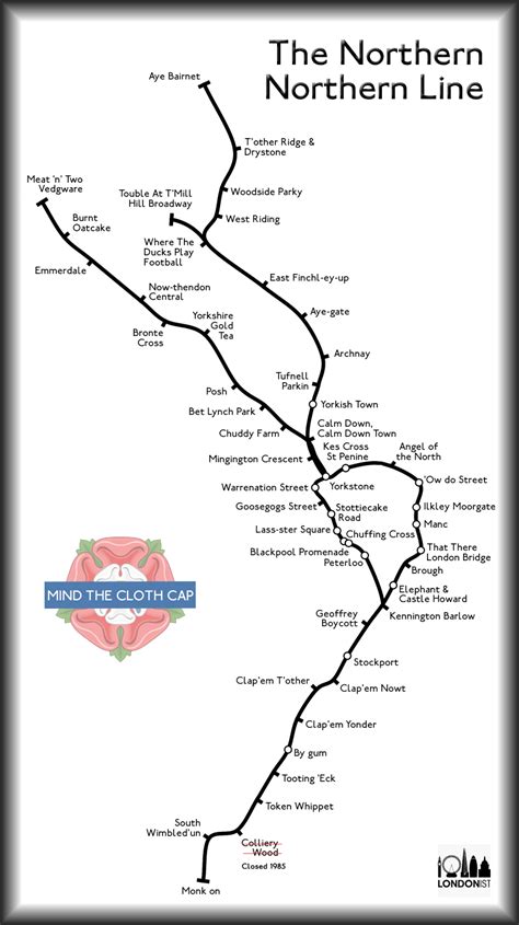 What The Northern Line Would Look Like If It Was Actually Northern