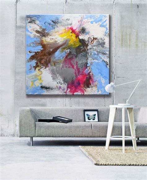 Painting On Canvas Original Abstract Art Vertical Abstract Etsy