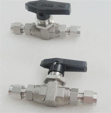 China Customized Double Ferrule Two Way Ball Valve 6000psi Suppliers Manufacturers Factory