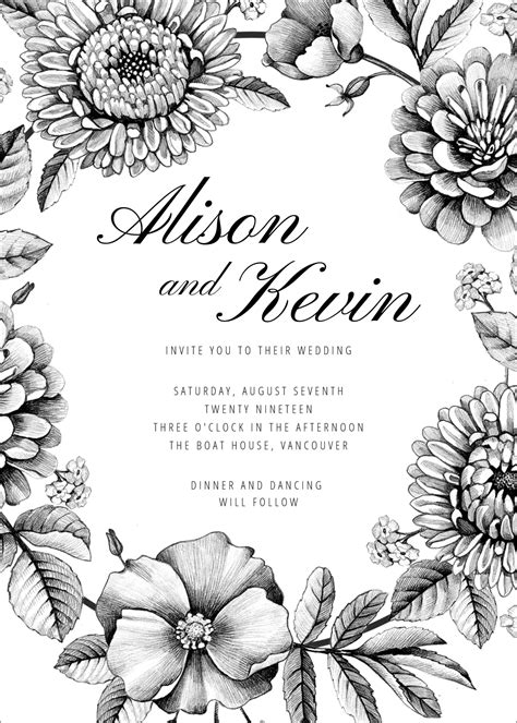 The final size of the invitations is 5.125″x7″ to fit in a standard a7 invitation. 20 Free Wedding Invitation Template Cards - Printable And ...