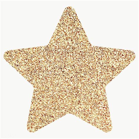 Glitter Star Sticker Transparent Png Free Image By