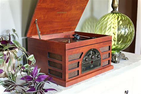 Crosley Rochester 5 In 1 Entertainment Center Paprika Cr66d Pa