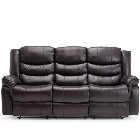 Sofas & armchairs ideas & inspiration. SEATTLE HIGH BACK BONDED LEATHER RECLINER 3 + 2 + 1 SOFA ...