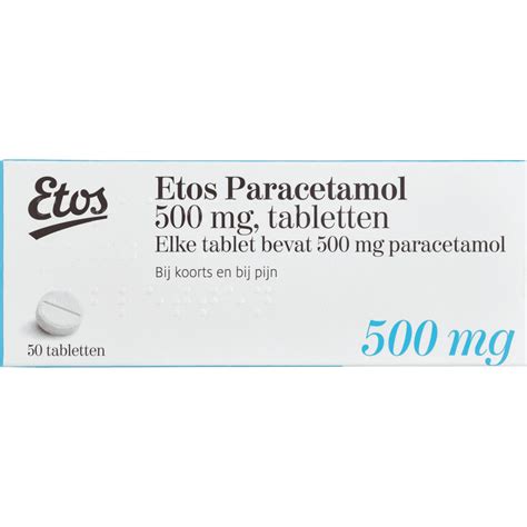 Paracetamol 500 is also used to avoid liver diseases, arthritis and abdominal disorders. Etos Paracetamol 500 mg Tabletten 50 EA | Etos