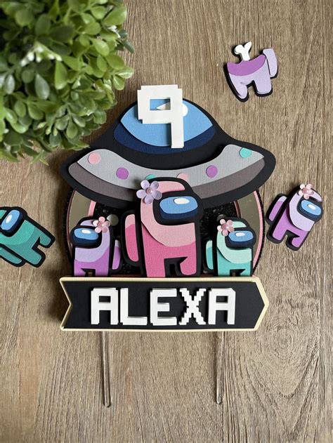 I'll walk you through each step. Among Us Cake Topper Space Cake Topper Among Us Birthday ...