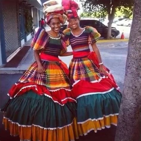 Traditional Outfits Of Jamaica Airy But Modest Clothes Photos Jamaican Clothing