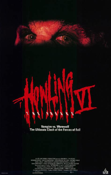 After a bizarre and near fatal encounter with a serial killer, a television newswoman is sent to a remote mount. Howling VI: The Freaks (1991) - Horror Movie