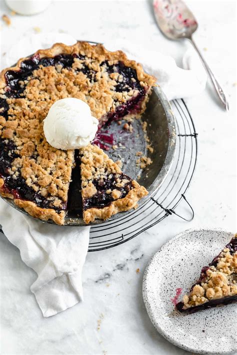 Cherry Pie With Crumb Topping Broma Bakery