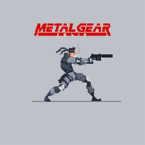 Artstation Metal Gear Pixels