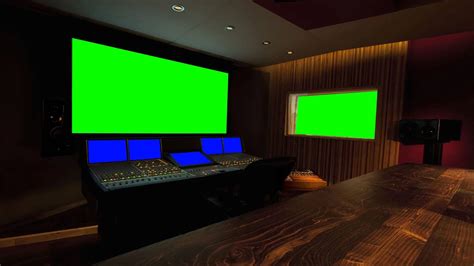 music recording studio in green screen free stock footage FULL HD - YouTube