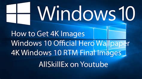 How To Get 4k Images Windows 10 Official Hero Wallpaper 4k Windows 10