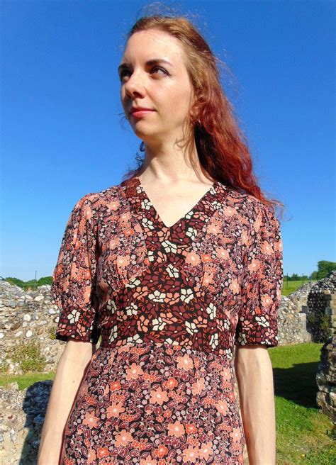 Vintage 70s Floral Maxi Dress Prairie Dress Hippie Maxi Etsy Uk