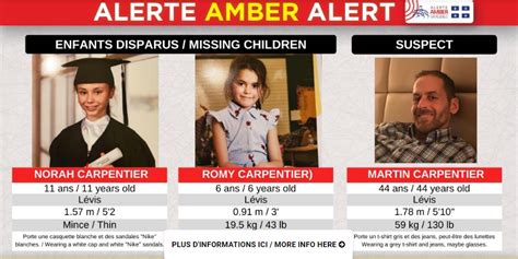Cae) is a message distributed by a child abduction alert system to ask the public for help in finding abducted children. Alerte Amber : deux jeunes de Lévis sont portées disparues ...