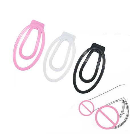 Metal Cock Cage Foreskin Corrector Recessed Clip Chastity Device Penis Trainer Male Sex Toy Fufu