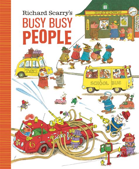 Richard Scarrys Busy Busy People By Richard Scarry Penguin Books New