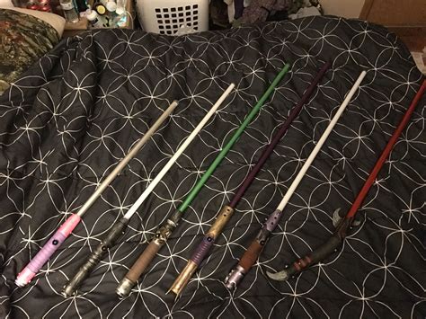 3d printed round parts are good, but unless you have a metal 3d printer. My collection of homemade pvc custom lightsabers. | Custom, Pvc, Homemade