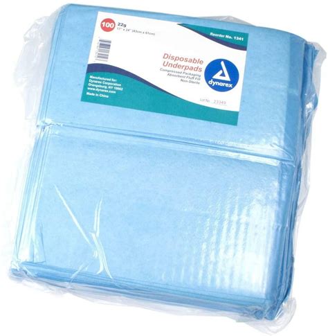 100 Count Disposable Underpad Adults Bed Pads Chucks Mats Sheets