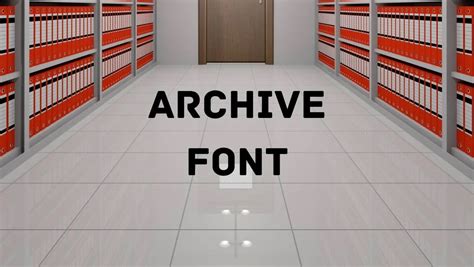 Archive Font Free Download Free Download Cofonts