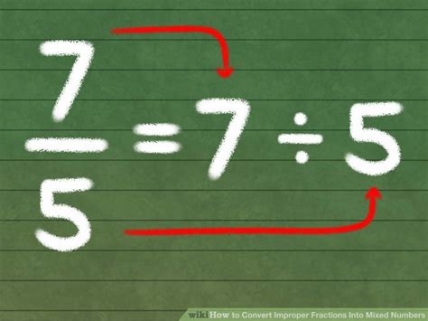 How To Convert Improper Fractions Into Mixed Numbers 9 Steps