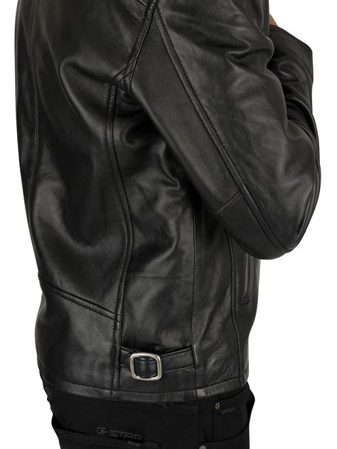 Куртка schott lc300 bomber jacket beige. Schott Nyc Leather Jacket in Black for Men - Lyst