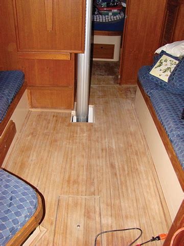 Lower temperature, higher humidity, lack of air movement or application of thick coats will extend drying times. Varnishing the Cabin Sole | Cruising Compass