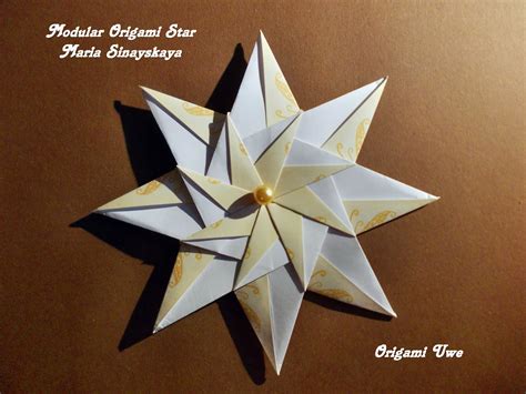 Origami Fleurogami Und Sterne Modular Origami Star