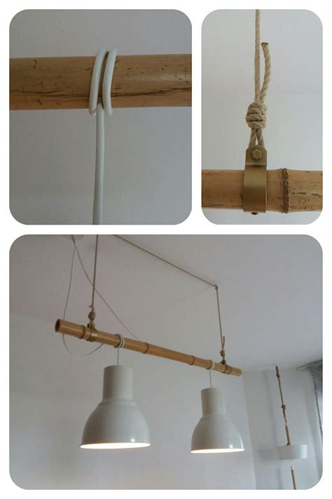 Pult ceiling lamp steel ikea ceiling lamp ikea. IKEA Hack Kitchen Ceiling Lamp - 2 Hektar Lamps - 1 Bamboo ...