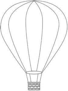 Hot air balloons are very simple types of aircraft. hot air balloon printable template | Free Digital Hot Air ...