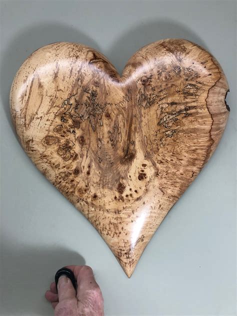 Valentine Personalized Wooden Heart Wood Carving T Present