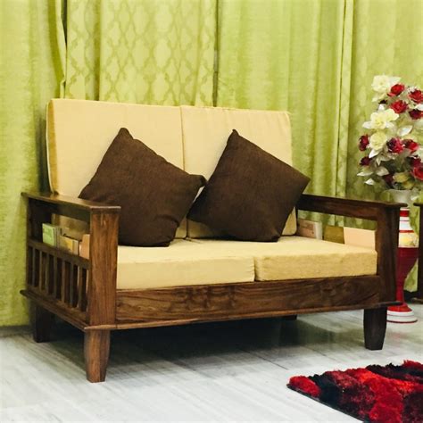 Maharaja Solid Sheesham Wood Five Seater Sofa Set 32 Online