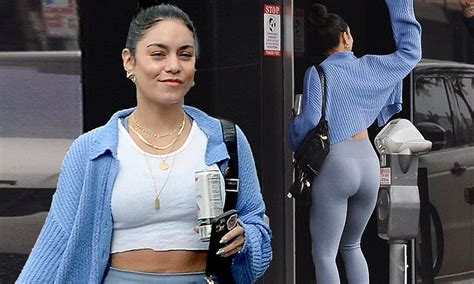 Vanessa Hudgens Puts Her Toned Derriere On Display As She Heads To The Gym In West Hollywood