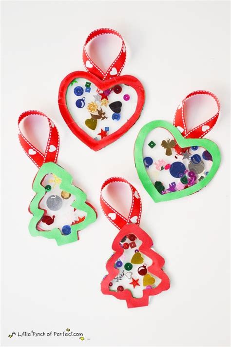 Paper Christmas Ornament Craft For Kids A Little Pinch Of Perfect