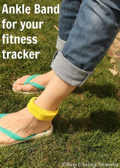 Fitness Tracker Ankle Band Easy Sew Fitness Tracker Fitbit
