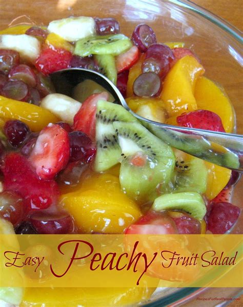 Fruit Salad With Peach Pie Filling - Easy Peachy Fruit Salad | Peach pie filling, Filling salad ...