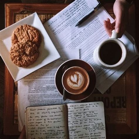 Writing In Notebooks Coffee And Books Coffee Shop Aesthetic Coffee