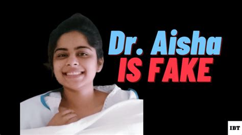 Fact Check Dr Aishas Account On Twitter Is Fake Covid Victim Story