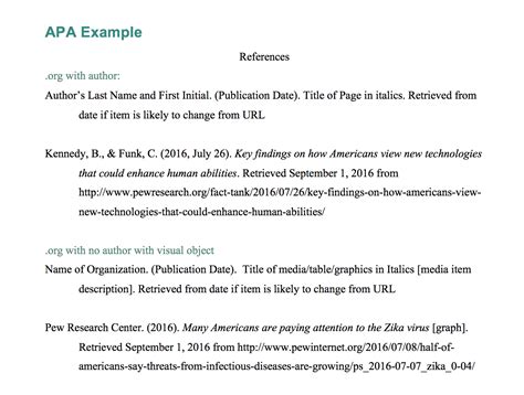 Explanation And Example Apa Webpage In A Website With Corporate Author