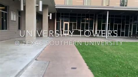 University Towers Dorm Tour Texas Southern University Youtube