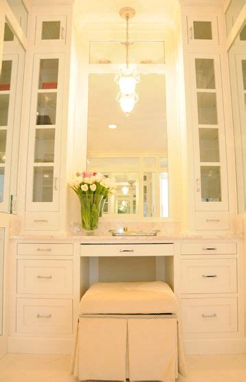 You can also find dressing tables with built in mirrors. Built-in vanity; Chestnut Hill Home. I WOULD LIKE THIS IN ...