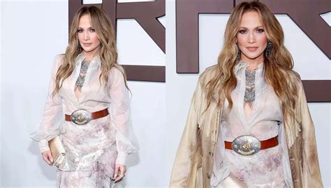 Jennifer Lopez Stuns In Gucci Gold At Ralph Laurens Star Studded